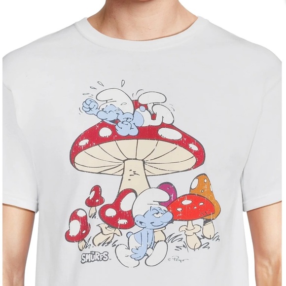 Men The Smurfs Graphic Tee 2xl - Picture 2 of 4